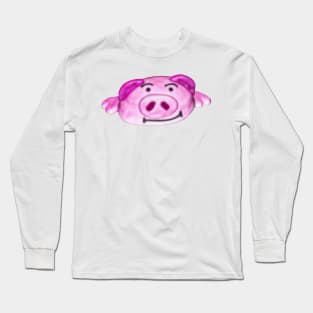 Pig Face Long Sleeve T-Shirt